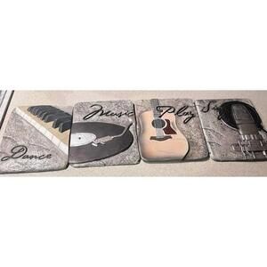 Dance, music, play, sing, wall hanging decor